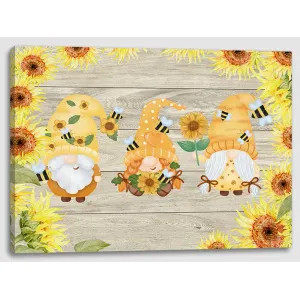 Bee Humble Canvas Print 12x16in 1