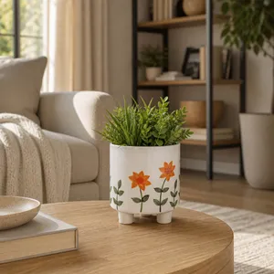 JORDANLAKE WHITE PLANTER 6 (IN) 10