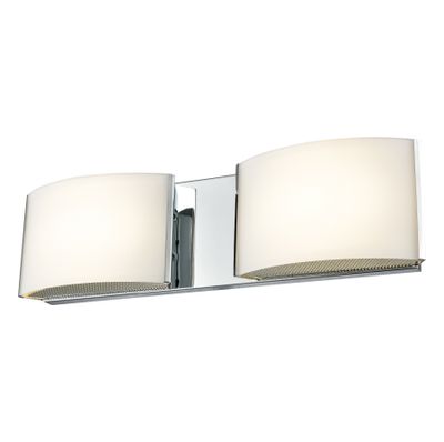 Pandora 16″ Wide 2-Light Vanity Light - Chrome