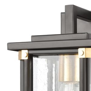 Vincentown 11'' High 1-Light Outdoor Sconce - Matte Black 3