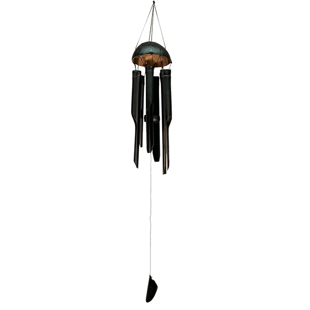 35" BLACK BAMBOO WINDCHIME
