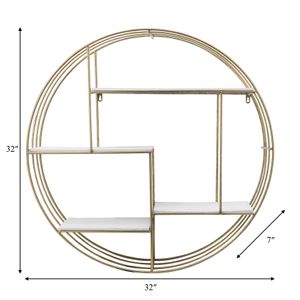 FINCHWAY WHITE WALL SHELF 32 (IN) 7