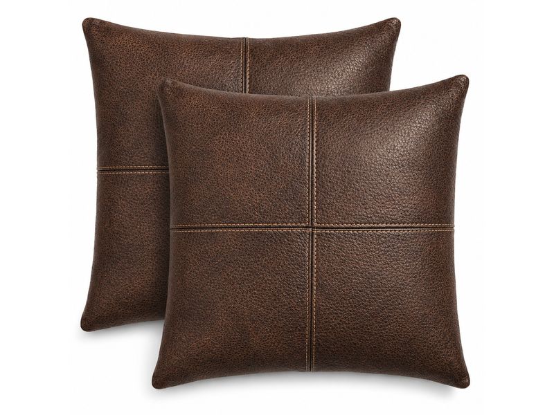 Leather Pillow 2 pack - 16"x16" thumbnail