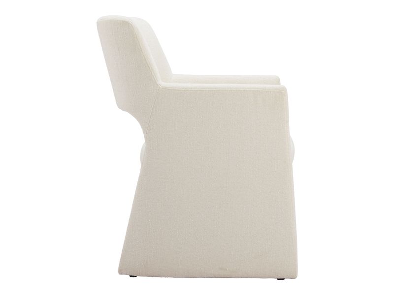 Minet Dining Chair Linen White 3