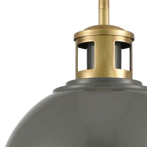 Lyndon 10'' Wide 1-Light Mini Pendant - Gray 3