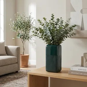 BECKHAVEN GREEN VASE 12 (IN) 10