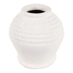 ROWANWORTH WHITE VASE 11 (IN) 6