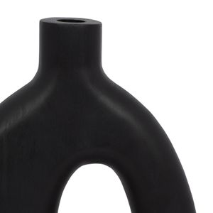 GRIFFINMOOR BLACK VASE 14 (IN) 6