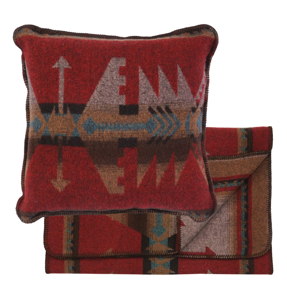 Yellowstone III - Scarf & Pillow Set - King - 106x24
