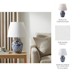 DANFORTHWIND BLUE LAMP 18 (IN) 9
