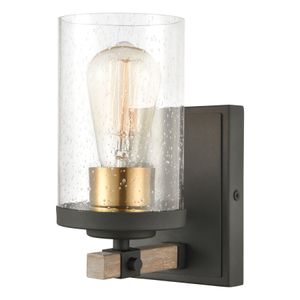 Geringer 9'' High 1-Light Sconce - Charcoal 1