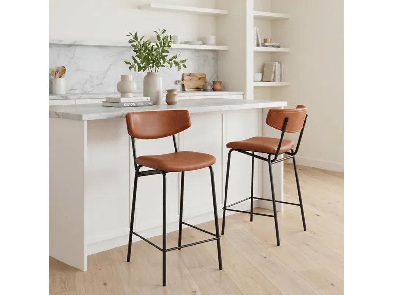 Charon Counter Stool Vintage Brown 9