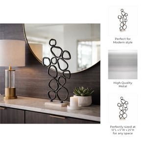 DECKERVALE BLACK DECOR 25 (IN) 10