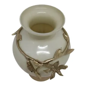 HOPEPORT GOLD VASE 15 (IN) 4