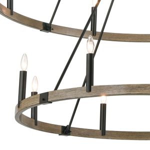 Transitions 56'' Wide 16-Light Chandelier - Oil Rubbed Bronze 3