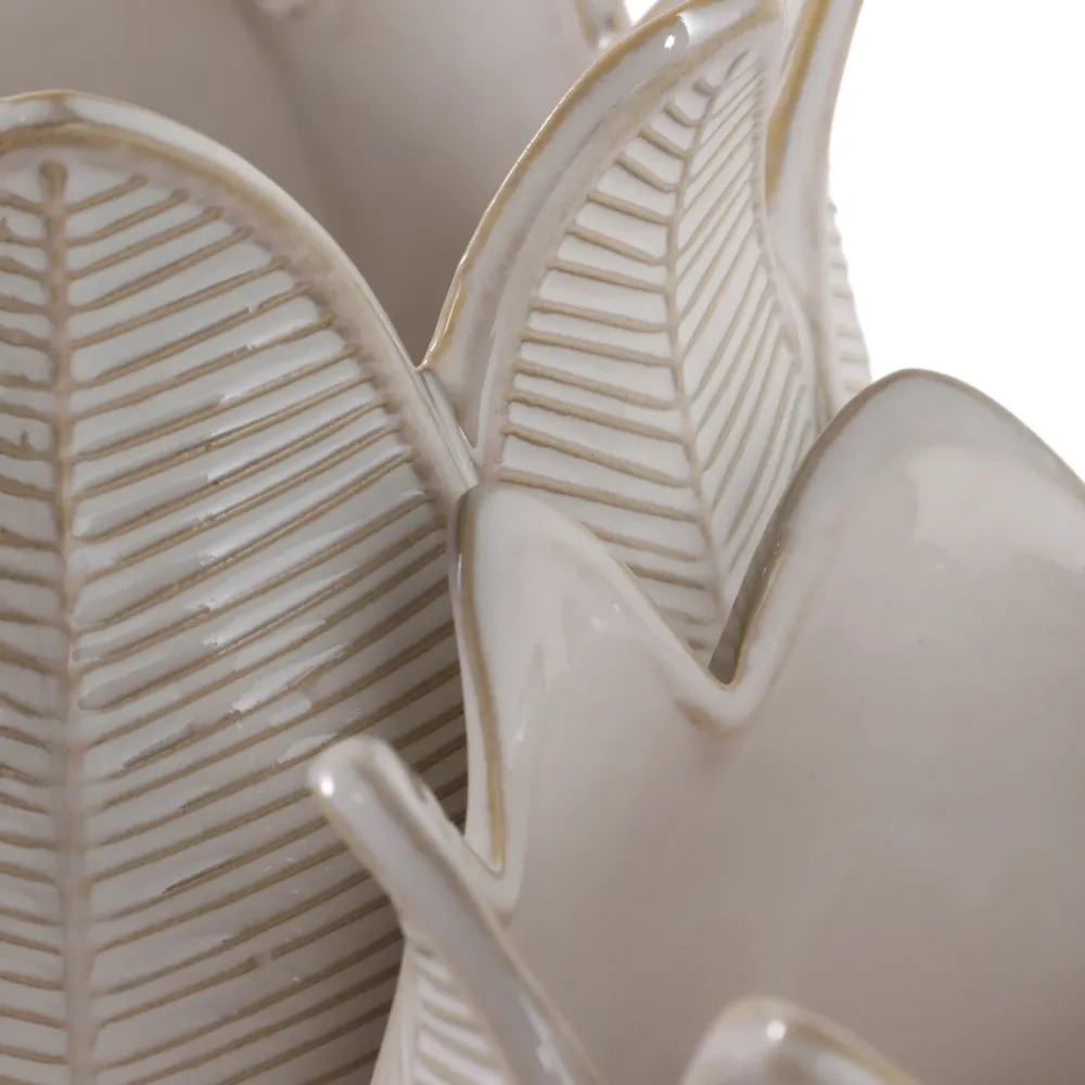 BRADYRIDGE SET OF 2 IVORY PLANTER 7 (IN)