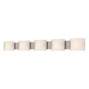 Pannelli 52'' Wide 5-Light Vanity Light - Stainless Steel 1
