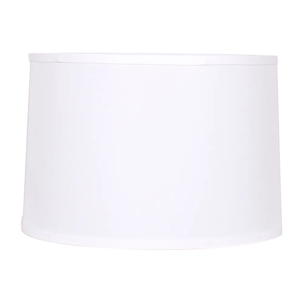 POLYLINEN, 15X16X11" LAMP SHADE, WHITE KD