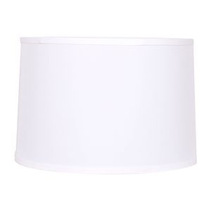 POLYLINEN, 15X16X11" LAMP SHADE, WHITE KD 1
