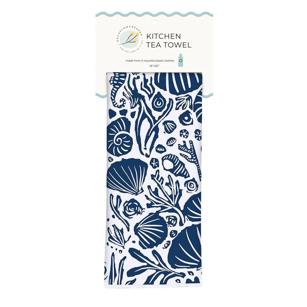 Sea Life Eco Kitchen Tea Towel