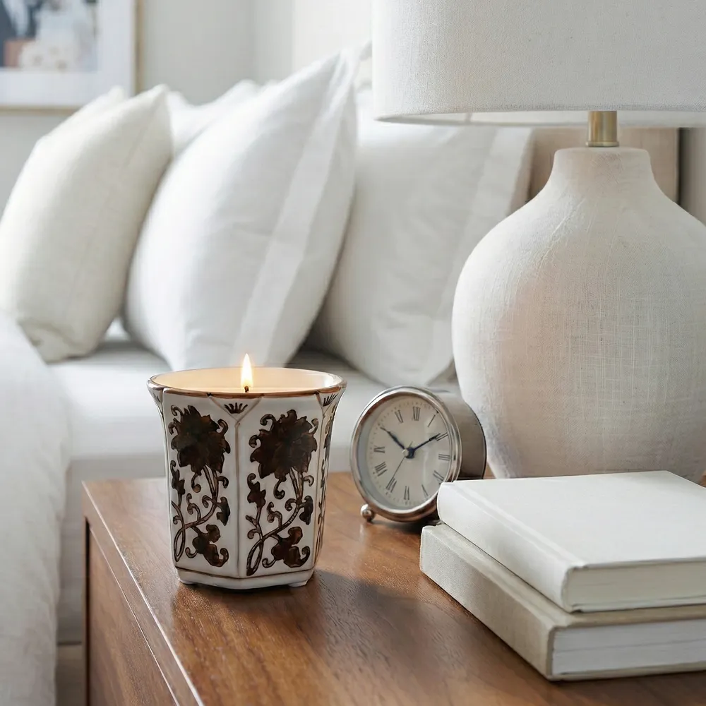 GREERWORTH BROWN CANDLE 4 (IN)