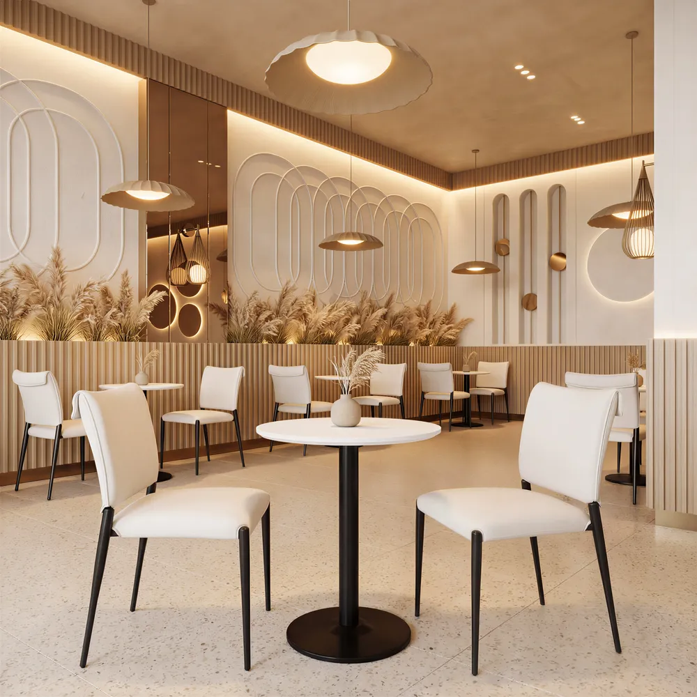 Alto Bistro Table White & Black