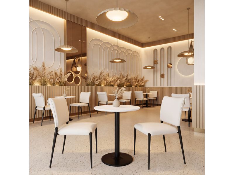 Alto Bistro Table White & Black 2