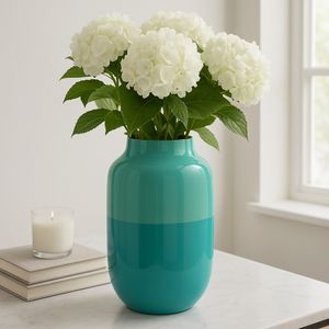 HELENAGROVE GREEN VASE 12 (IN) 9