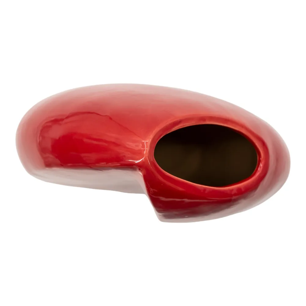 HAMMONDPORT RED VASE 17 (IN)