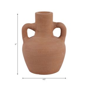 FARLEYBEACH RED VASE 6 (IN) 10