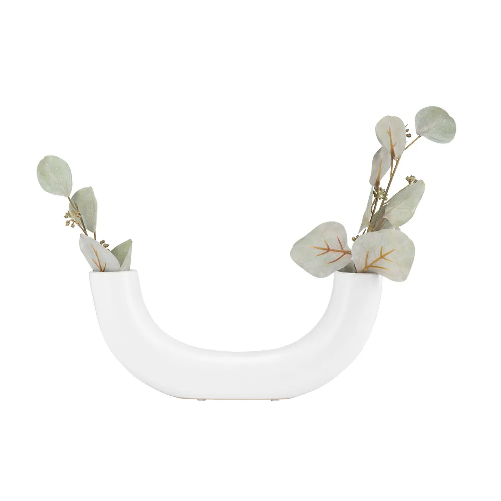 ATLASVALE WHITE VASE 5 (IN)