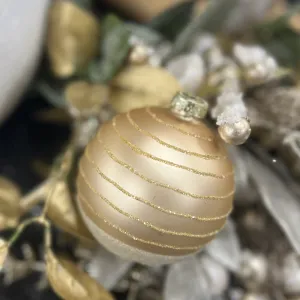 Butterscotch Drop Ornament 3x3in 1