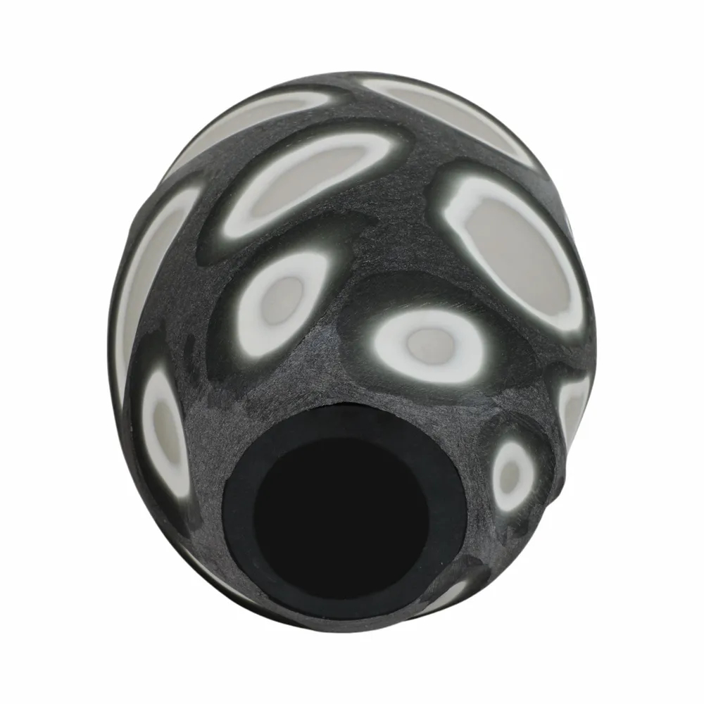 ARNETTBEACH GRAY GLASS VASE 11 (IN)