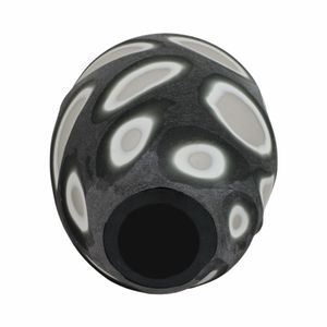 ARNETTBEACH GRAY GLASS VASE 11 (IN) 8