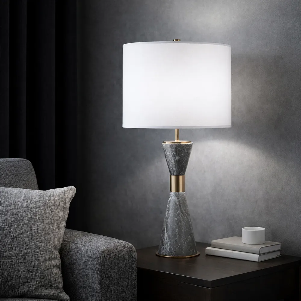 SAMSONGROVE GRAY LAMP 25 (IN)