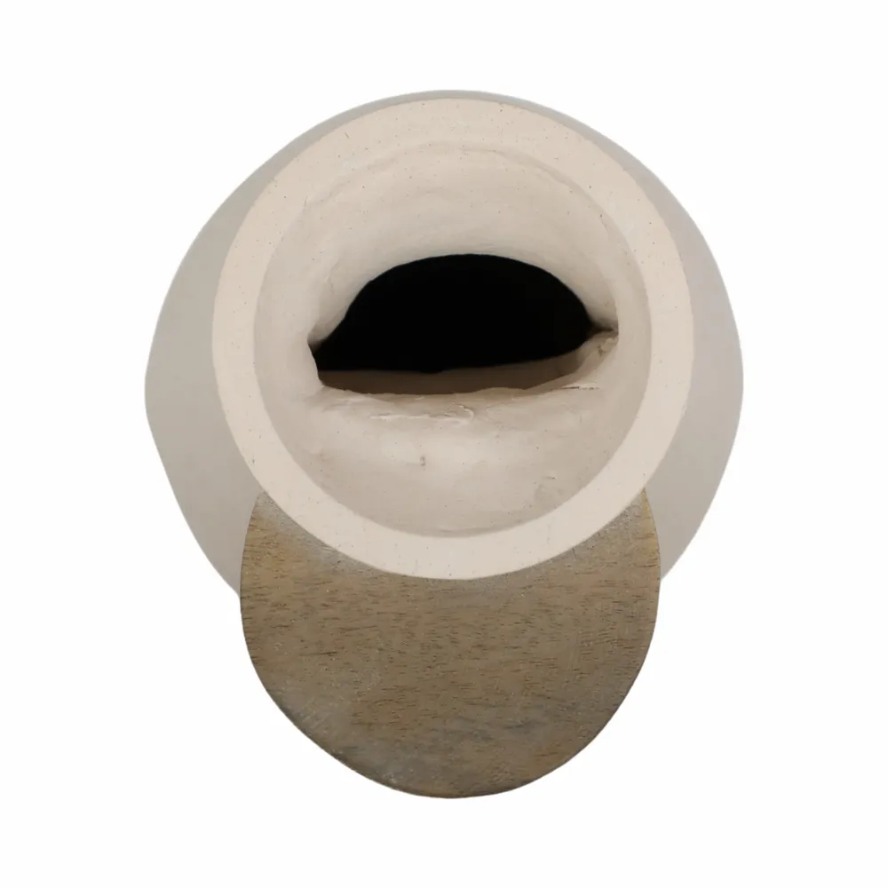 ROMANDALE IVORY VASE 18 (IN)