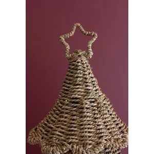 Set of 2 Woven Vine Christmas Trees 3