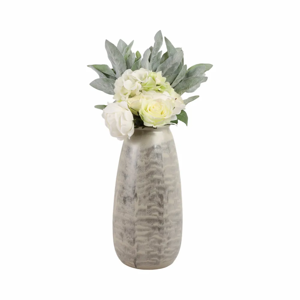 HAWLEYGROVE GRAY VASE 16 (IN)