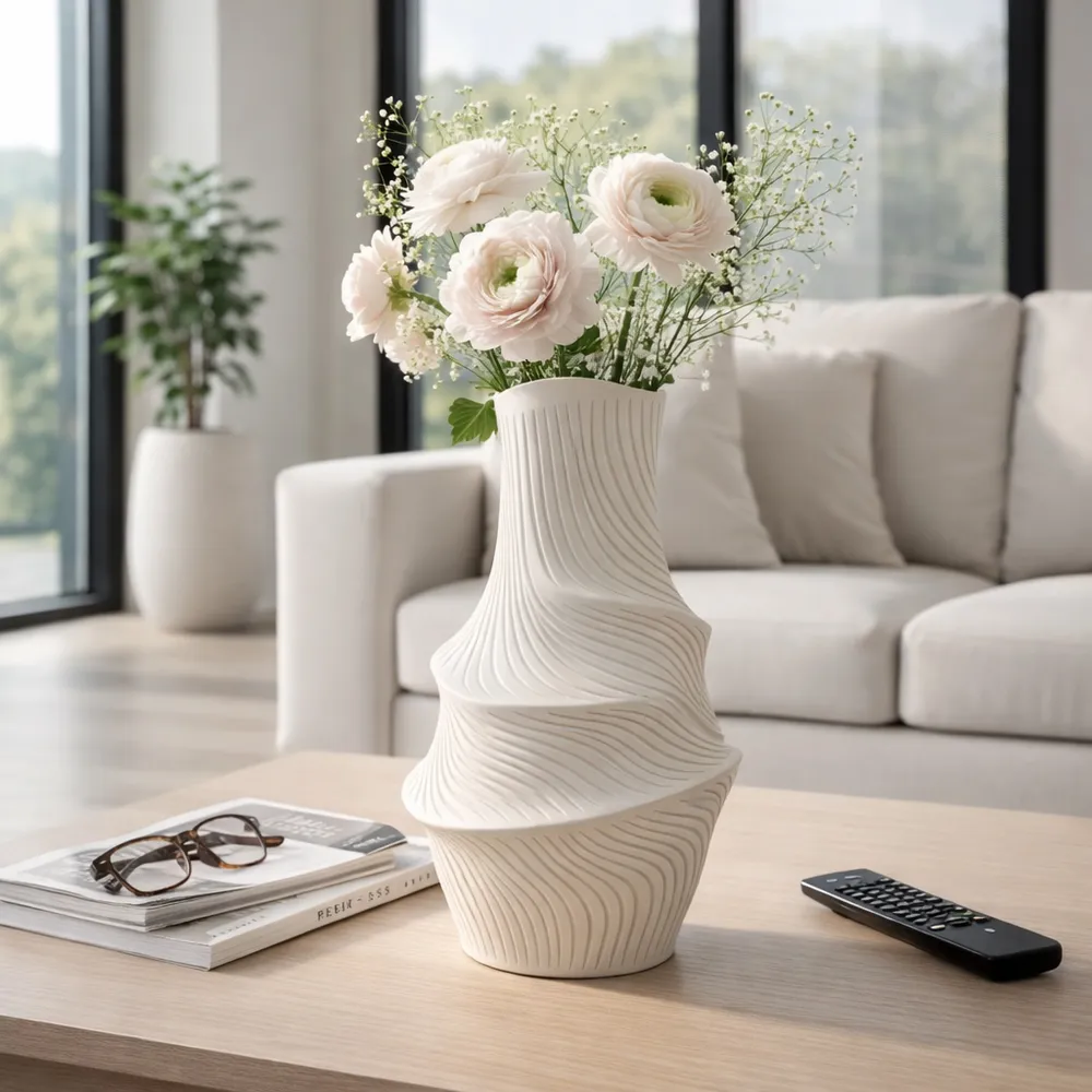 HARLEMWELL IVORY VASE 16 (IN)