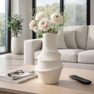 HARLEMWELL IVORY VASE 16 (IN) 11