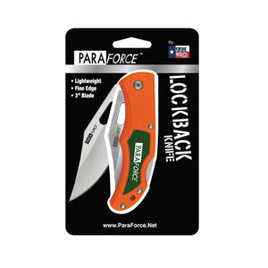 ParaForce Lockback Knife - Assorted Colors Carded 4