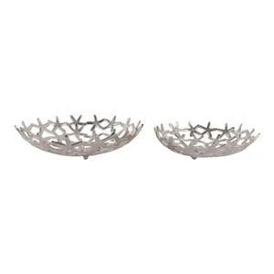 BELLCREST SET OF 2 SILVER BOWLS 5 (IN) 5