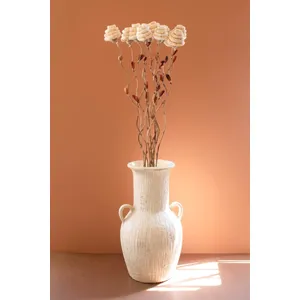 Set of 12 Cornhusk Botanicals on a Bamboo Stem / Hive 4