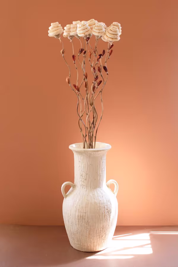 Set of 12 Cornhusk Botanicals on a Bamboo Stem / Hive