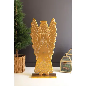 Antique Gold Metal Angel 1