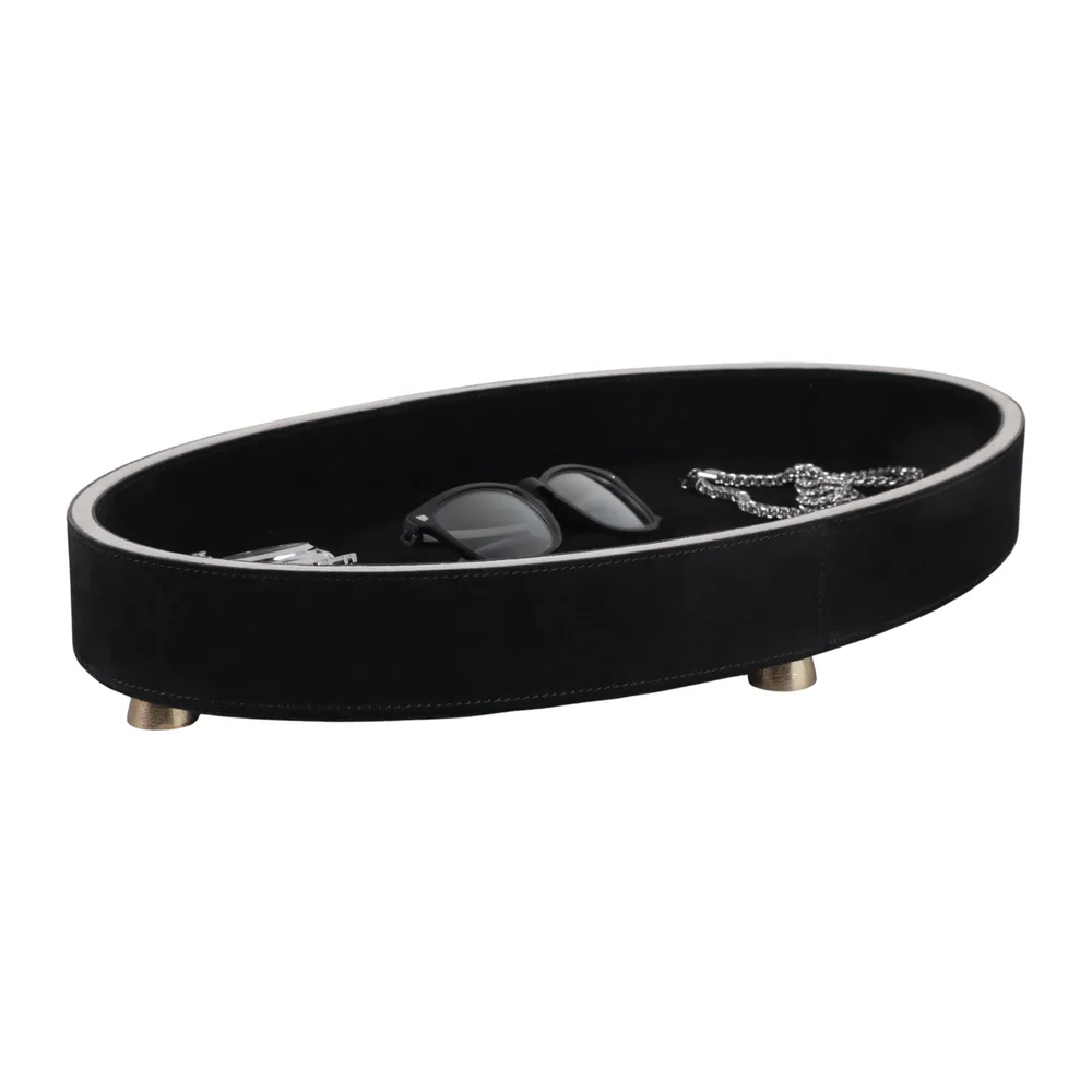 DEWEYLAKE BLACK TRAY 3 (IN)