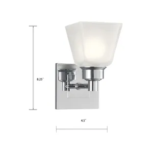 Matthew 8.25'' High 1-Light Sconce - Chrome 2