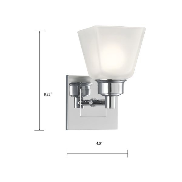 Matthew 8.25'' High 1-Light Sconce - Chrome