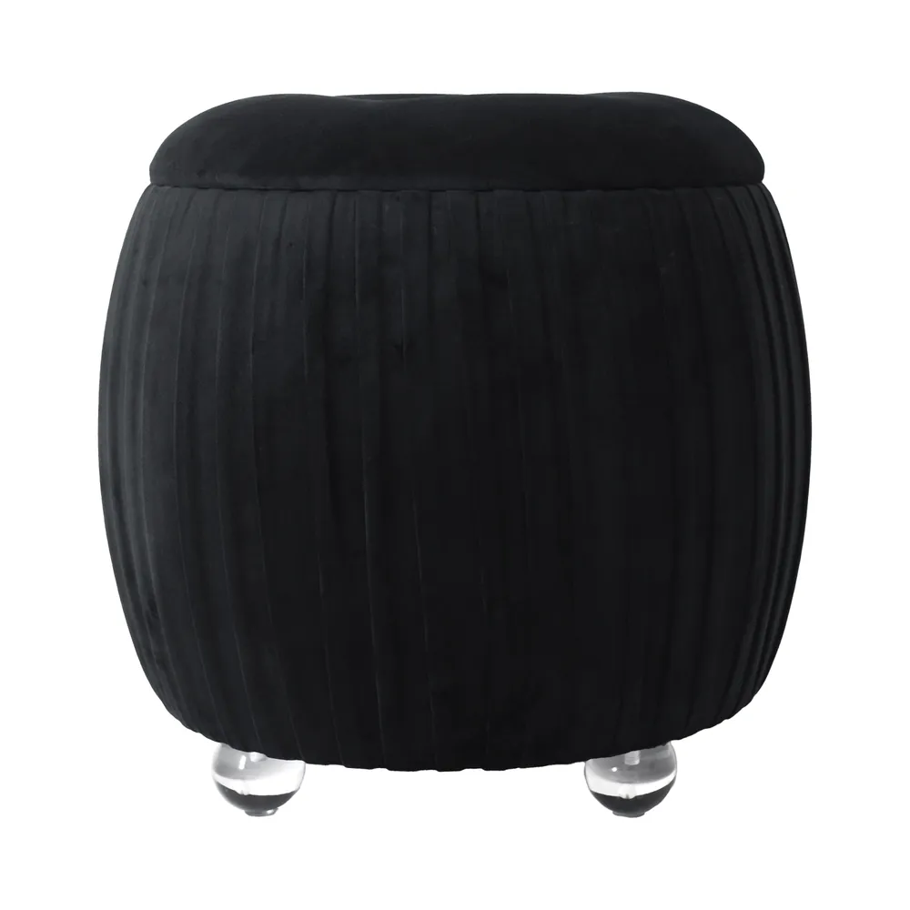 HENLEYFORD BLACK STOOL 18 (IN)