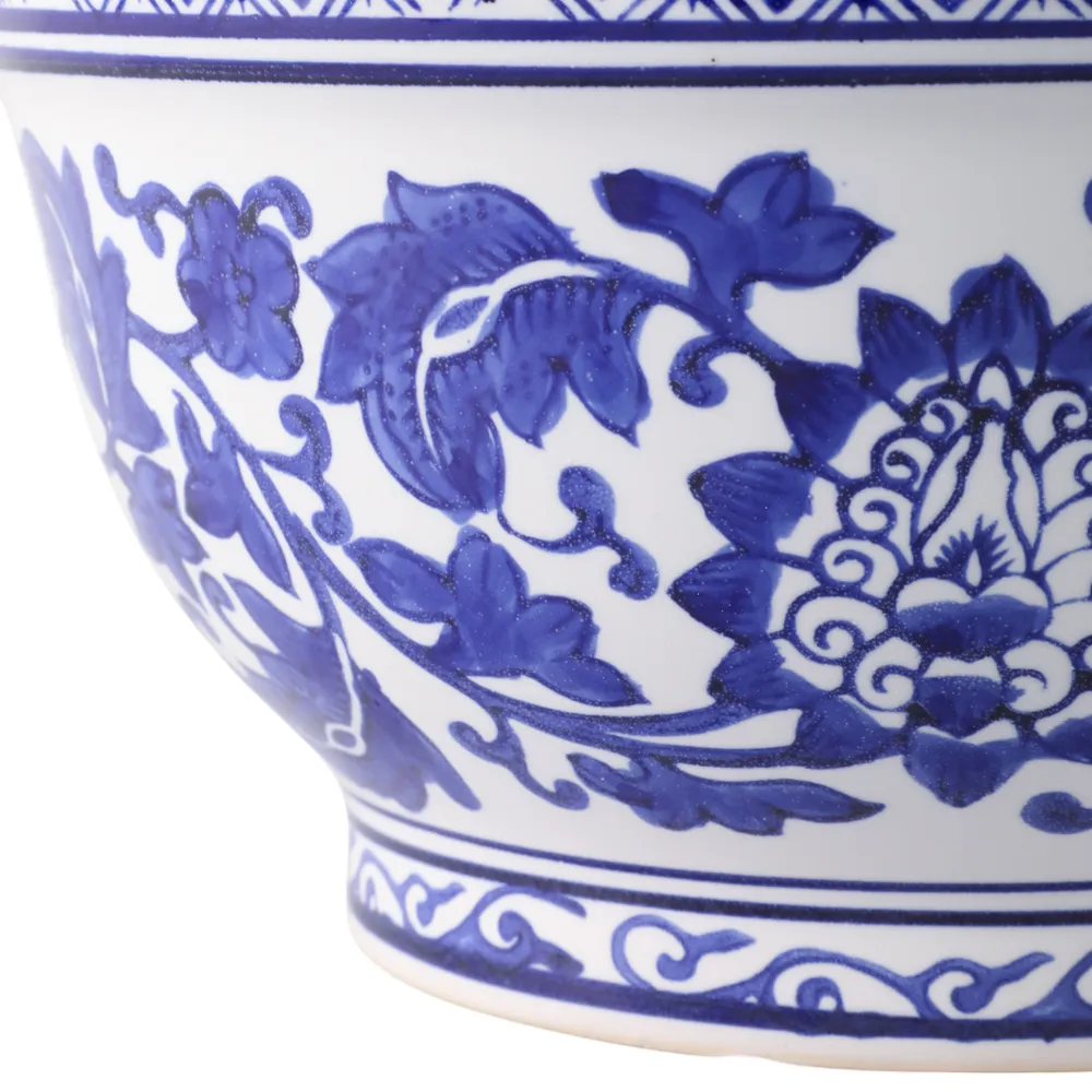 ROYBROOK SET OF 2 BLUE PLANTER 6 (IN)
